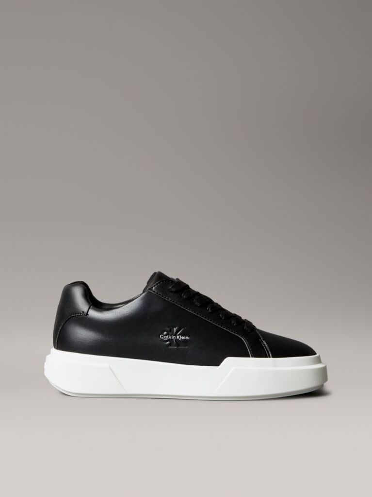 Μαύρο Δερμάτινα NYC Sneakers  Γυναίκα