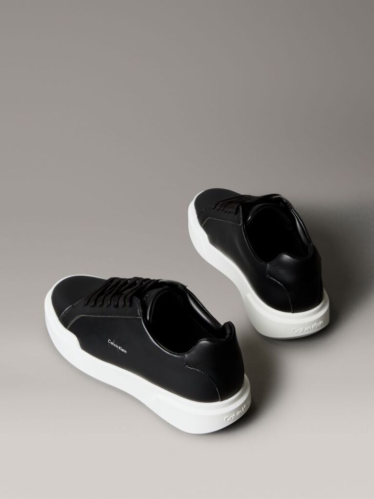 Μαύρο Δερμάτινα NYC Sneakers  Γυναίκα