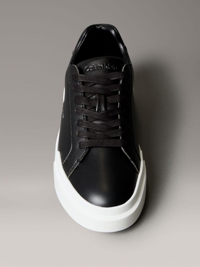 Μαύρο Δερμάτινα NYC Sneakers  Γυναίκα