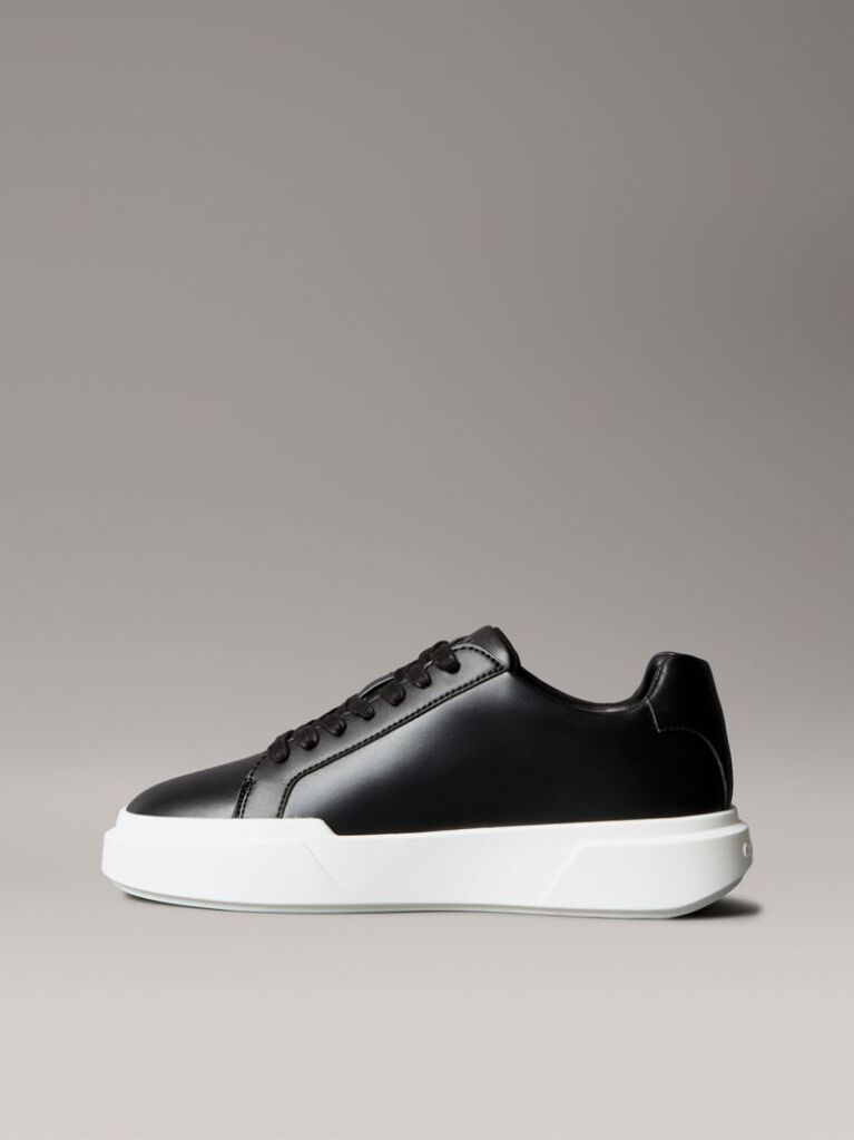 Μαύρο Δερμάτινα NYC Sneakers  Γυναίκα