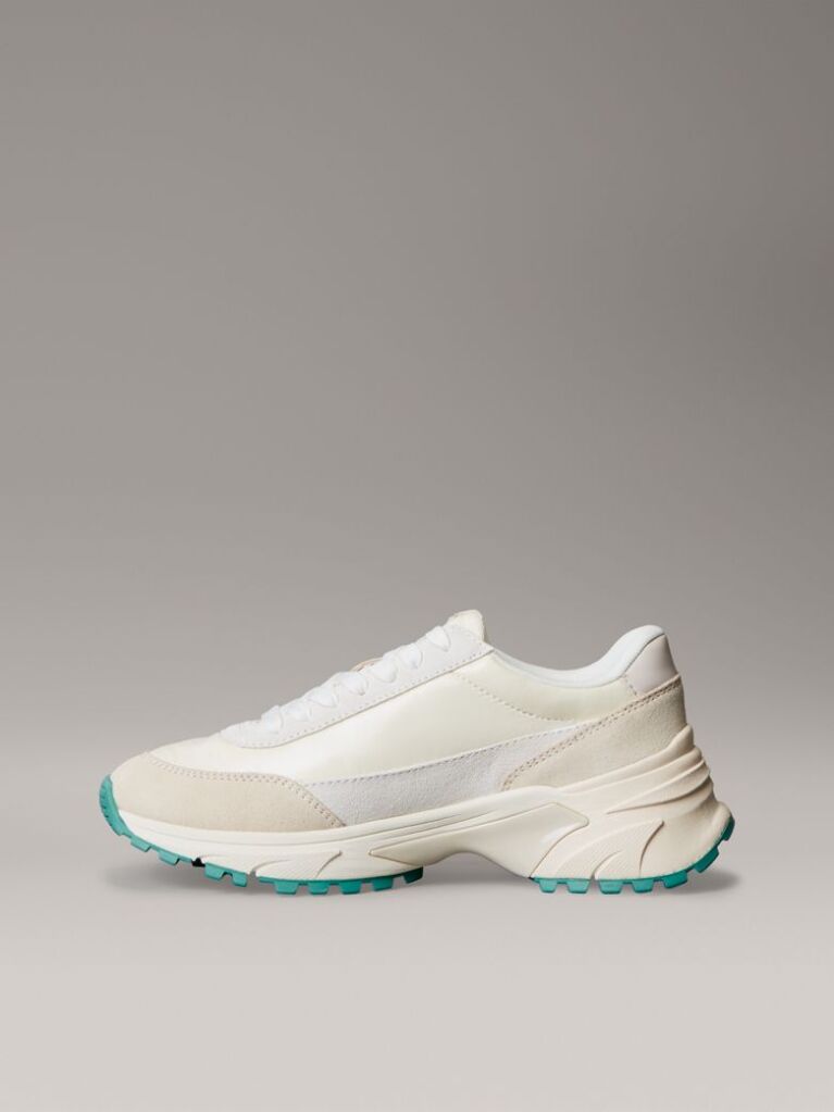 White Suede Trainers  Women