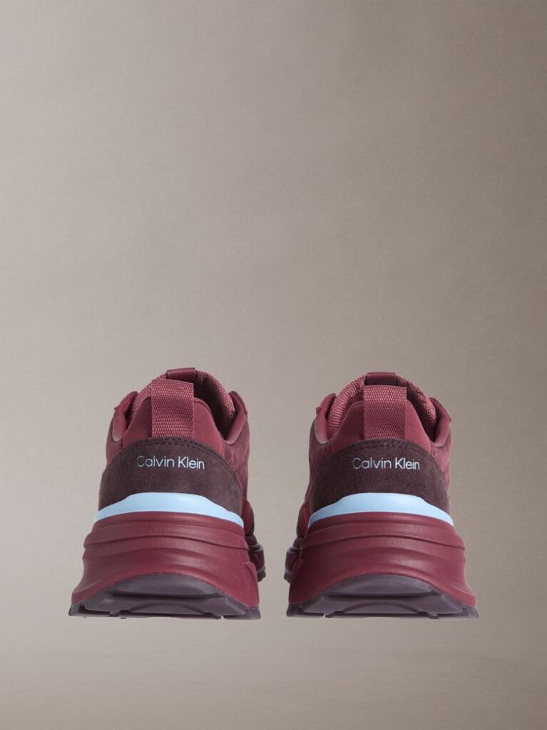 Κόκκινο Sneakers Από Σουέτ Με Λογότυπο  Γυναίκα