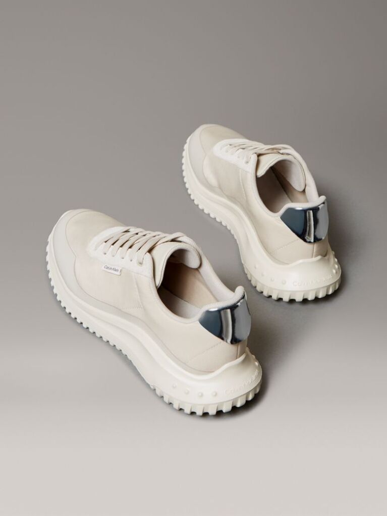 Μπεζ Ultralight Sneakers Με Mirror Εφέ  Γυναίκα