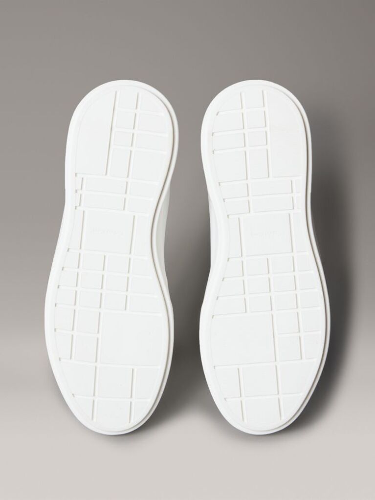 Λευκό CK Avenue -Sneakers Από Μαλακό Δέρμα Και Λογότυπο  Γυναίκα