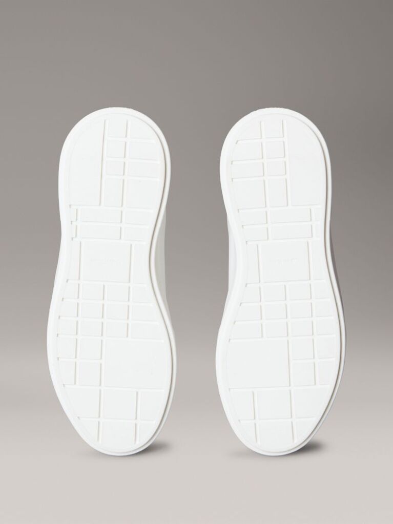 Λευκό CK Avenue -Sneakers Από Μαλακό Δέρμα Και Λογότυπο  Γυναίκα
