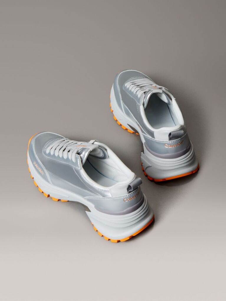 Ασημί Trailblazer — Λαμπερά Sneakers Για Τρέξιμο  Γυναίκα