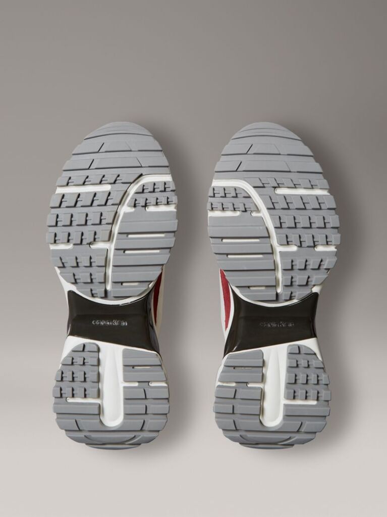 Λευκό Sneakers Από Σουέτ Και Νάιλον  Γυναίκα