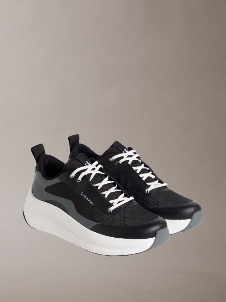 Μαύρο Chunky Sneakers Με Emblem Λογότυπο  Γυναίκα